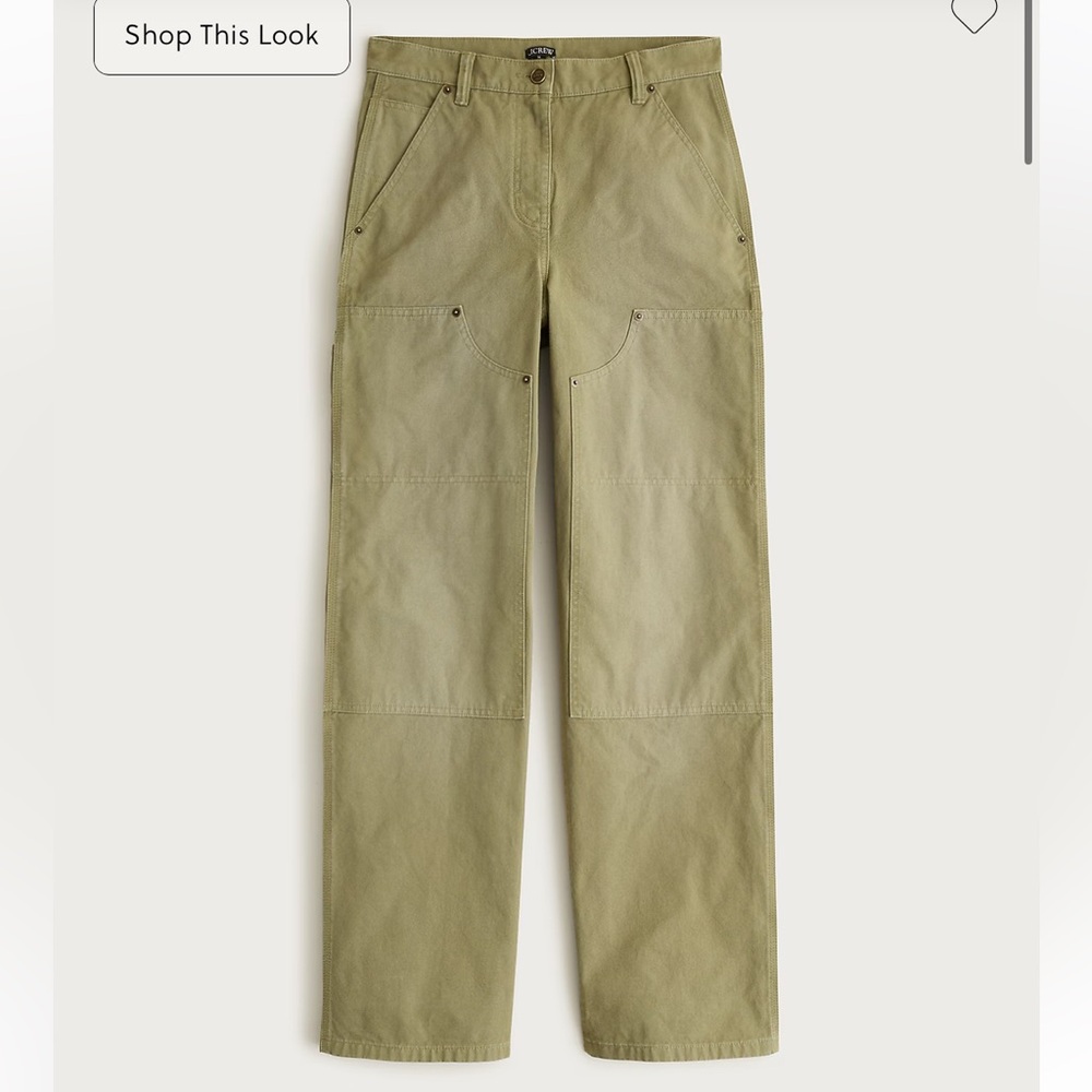 NWT Jcrew Painter pant in cotton canvas beige buckthorn 27